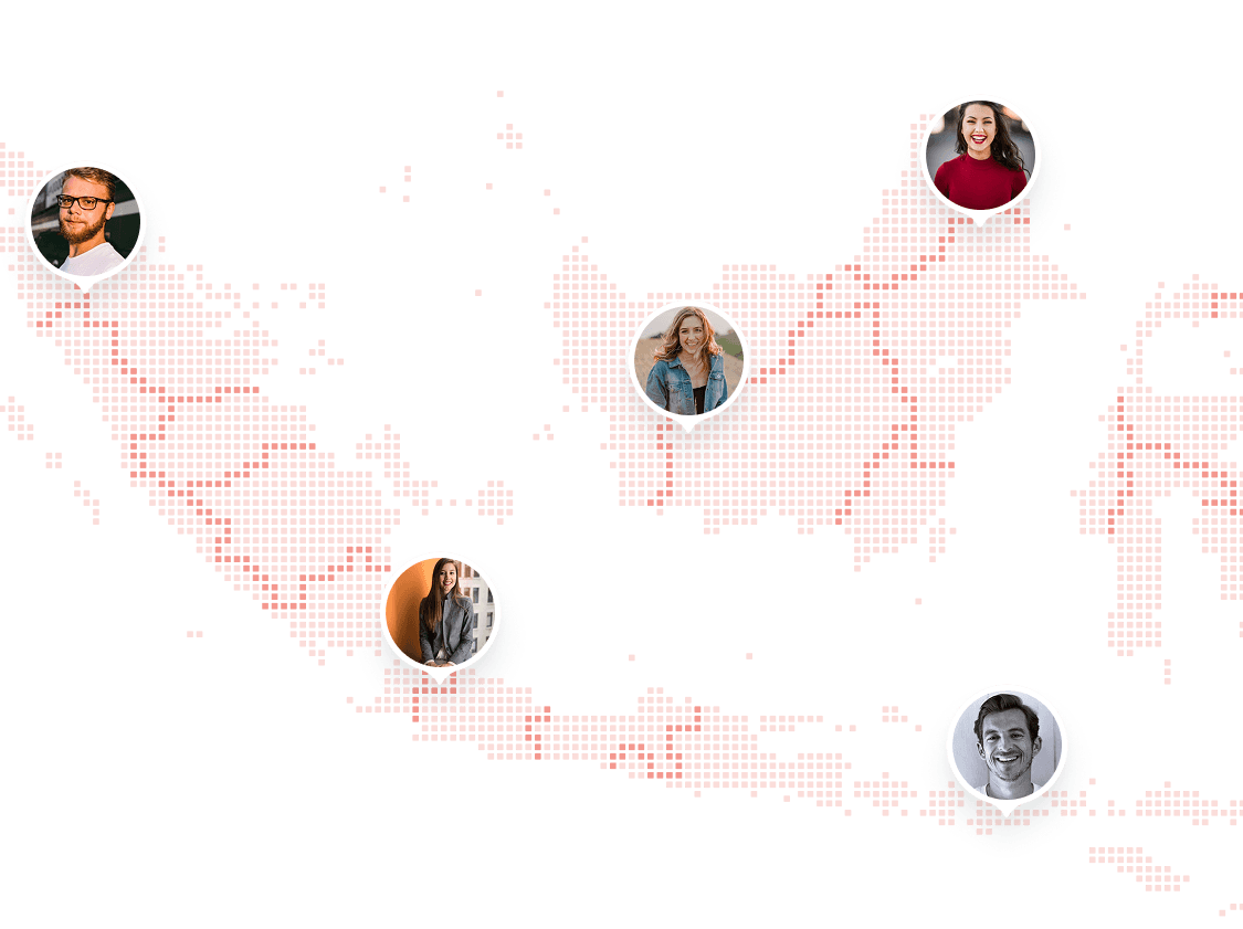 Peta geotracking lokasi karyawan