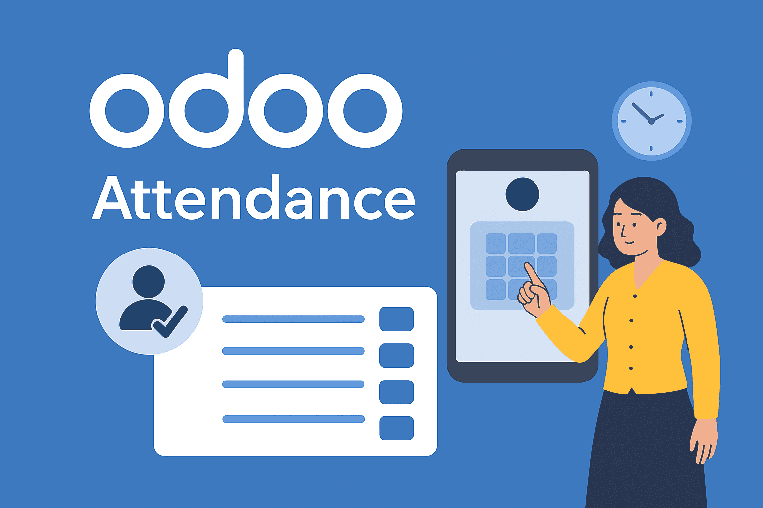 Pengelolaan Kehadiran Lebih Akurat dengan Fitur Absensi Odoo
